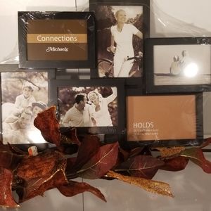 Picture frames connected with stand